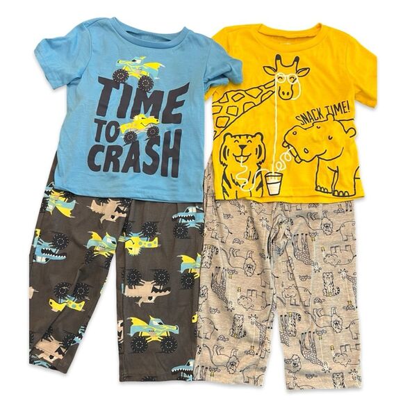 Simple Joys by Carter’s Boys Pajama Sets 4T (2 Sets) - Picture 2 of 3